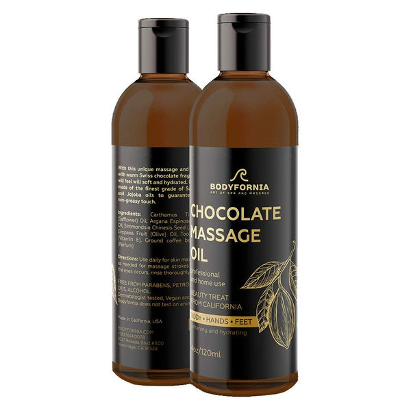 BODYFORNIA Chocolate Massage Oil for Body - Bodyfornia